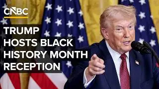 LIVE: President Trump hosts Black History Month reception at the White House &mdash; 2/18/2026