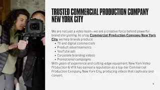 Video Production for Businesses New York City: Enhance Brand with New York Video Production & VFX