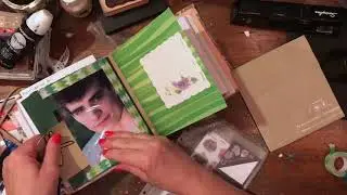 Junk Journal With Me Entry 01 | Junk Journal Process Video