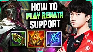 LEARN HOW TO PLAY RENATA SUPPORT LIKE A PRO! - T1 Keria Plays Renata Support vs Pyke! | Season 2022