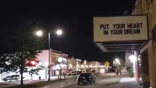 Night walk/vlog through downtown Delavan, Wisconsin-May 30, 2021
