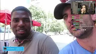 PLAQUEBOYMAX REACTING TO A MAN WITH STUTTER RIZZ - SOCIAL ANIMAL