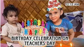 Celebrated nandika birthday night 5 September with ice cream cake / order first time ice cream cake