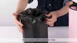 Amazon popular 5L bathroom pedal bin
