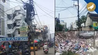 Hyderabad: Commuters livid over electric poles in the middle of roads in Old City