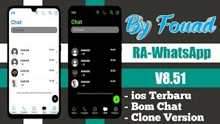 RA-iOS 2021 || RA-WhatsApp iOS - V8.51 Update Fitur Paling Keren