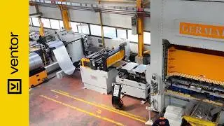 Linia Podająca Coiltech, Prasa Mechaniczna Germak i system transferowy #ventorpower
