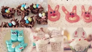 Easter Treats| bunny pancakes, birds nest & more!