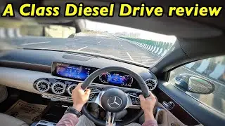 Mercedes Benz A Class Diesel Drive Review 500km Experience 🔥 @Aayushssm