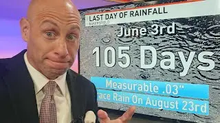 Rain Hits Thursday (First Rainfall In 105 Days)