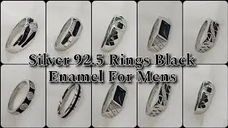 Silver ring designs for mens with price 2025 | Silver oxidised ring for mens | mens ring collection