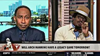 FIRST TAKE | Will Arch Manning become a legend tomorrow? Stephen A. and Cam debate Week 12