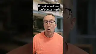 Why you should attend a widow-widower conference. #widow #widower #grief #healingjourney