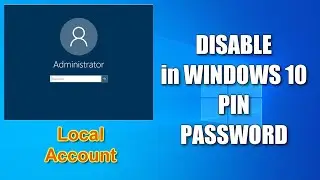 ✅How to Remove PIN and Password in Windows 10 Lock Screen | Local Account | Without Programs [2025]