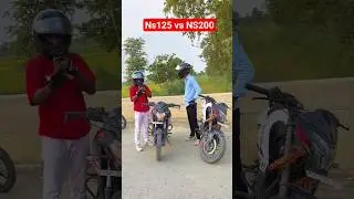 Ns125 vs Ns200 Exhaust Sound 🥵🔥 #shorts #ytshorts #ns200 #trendingshorts