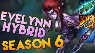 AP/Hybrid Evelynn Jungle Season 6 Gameplay - League of Legends LoL Evelynn Season 6