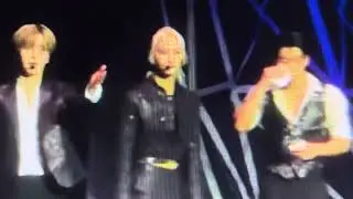 Ateez world tour performing on stage speech with fans and mingi solo on stage live