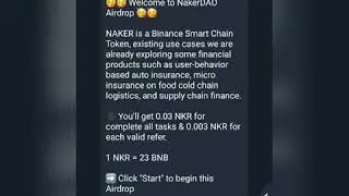 #earn #money  NakerDao Airdrop Full Giveaway | 1NKR = 23BNB | Earn Fast Airdrop End Soon |