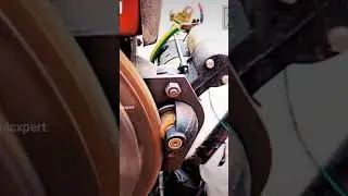 The starter has a small starting gear that, when you turn the key or press the engine it starts.