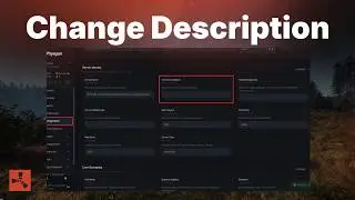 How To Change Rust Server Description And Image