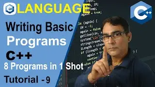 Writing a Simple C++ Program | Writing Basic Programs In C++ in hindi | CPP  Tutorial - 9
