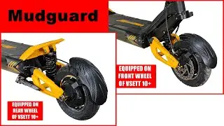 ✨ Mudguard for VSETT 10+ MUKUTA 10 Plus ZERO 10X KAABO Mantis 10 Inch Electric Scooters