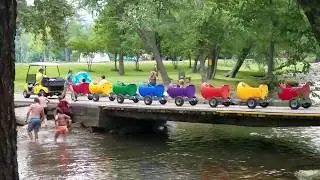 The KOA East Asheville Kids Train Ride