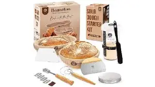 ABIOTO Sourdough Bread Making Kit, Danish Dough Whisk, Bread Lame Review