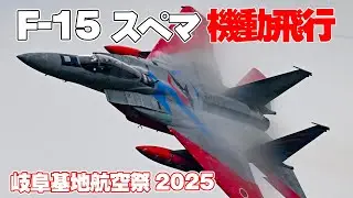 [4K]F-15スペマ航空祭直前機動飛行訓練！岐阜基地航空祭 事前訓練