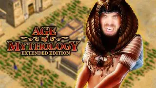 Die Ägypter im Überlebenskampf! | 2 vs 2 Schwere KIs | Age of Mythology