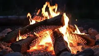Sleep with the Sound of a Warm Outdoor Fire