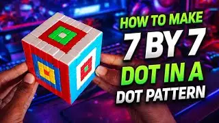 How to Make 7x7 Dot in a Dot Pattern | Rubik&rsquo;s Cube Tutorial 🔥