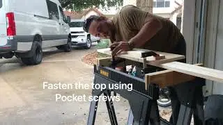Make a simple TV tray in 30 minutes from scraps