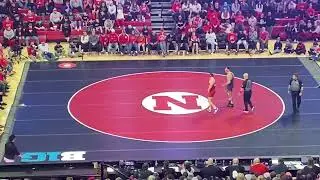 Lenny Pinto Major Decision Nebraska Husker Wrestling vs Illinois 184 2/4/24