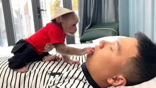 You’ll Melt! Monkey Cubis wakes up Dad for breakfast in the Sweetest way!