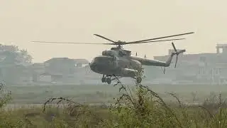 Nepal Army Helicopter Takeoff #militaryhelicopter #aviation #aviationdaily #aviationnews #helicopter
