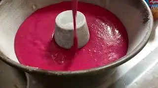Bolo de beterraba no liquidificador