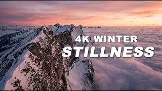 Winter Stillness 🏔️ 4K Winter Ambience for Sleep, Study & Deep Focus | Stillness Soundscape.