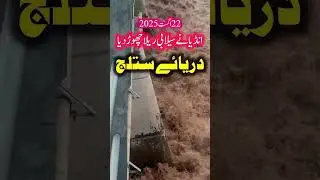 High flood in river satluj #trending #viral #shorts