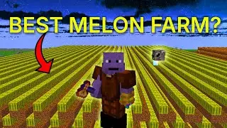The BEST Melon & Pumpkin Farm in Hypixel SkyBlock | Easy Build Tutorial