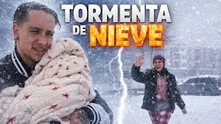 Sobreviviendo a la tormenta invernal. Vlog #1 (Primera nevada de Beb&eacute;)