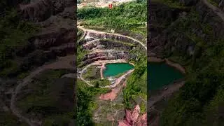 Open Pit #travel #openpit #liburan #jalanjalan #story #geosite #fyp #wisata #bangkabelitung