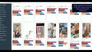 Daily Updated Facebook & TikTok Ad Spy Tool for Winning Product Research
