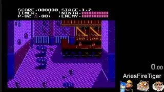 Ninja Gaiden (NES) - 1st Boss - Art of Fireball Only