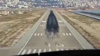 Skyteam, Middle East Airlines, Airbus A330, Landing in Beirut