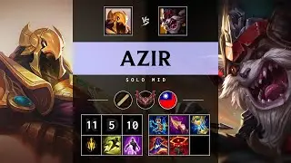 Azir Mid vs Kled - TW Grandmaster Patch 25.19