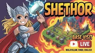 Clash of clans live ll Base Visit llsheTHORisLive