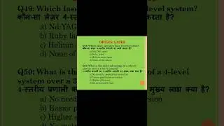 Physics optics LASER UPTGT PGT CUET KVS #tgt #pgt #cuet #exam