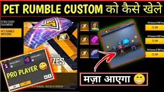 PET RUMBLE MISSION FREE FIRE | PET RUMBLE FREE FIRE | HOW TO PLAY PET RUMBLE | FREE FIRE NEW EVENT