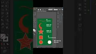 USEFUL shortcuts in illustrator |  #illustratortutorial #photoshoptutorial #graphicdesigntutorial